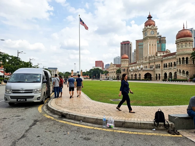 Merdeka Square and colonial-era architecture in Kuala Lumpur