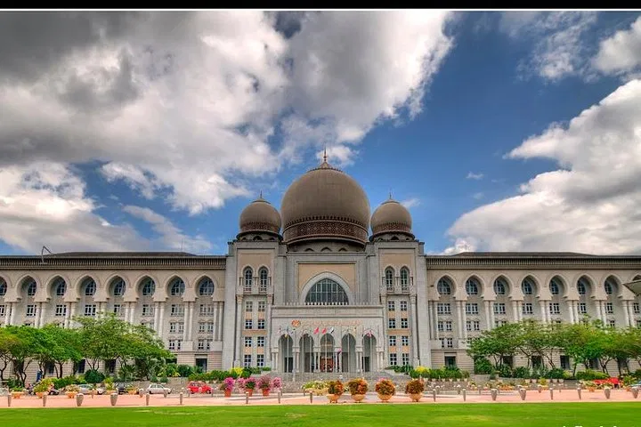 The front elevation of the Palace of Justice in Putrajaya